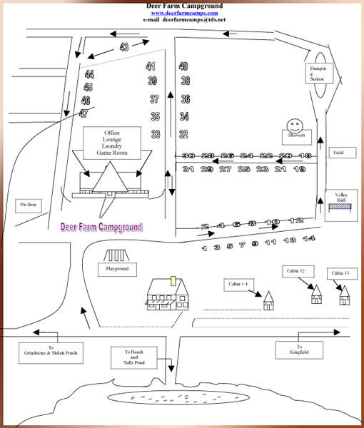Deer Farm Campground Map